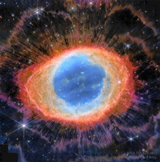 The Ring Nebula from Webb