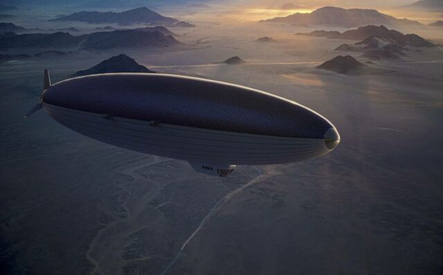 Solar-Powered Euro Airship