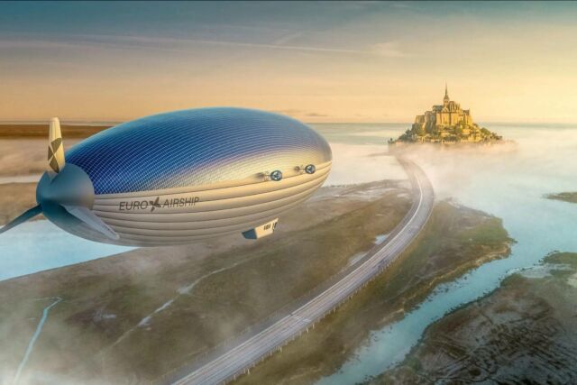 Solar-Powered Euro Airship