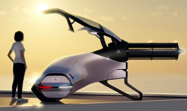 Acro eVTOL ultra-light aircraft concept (7)