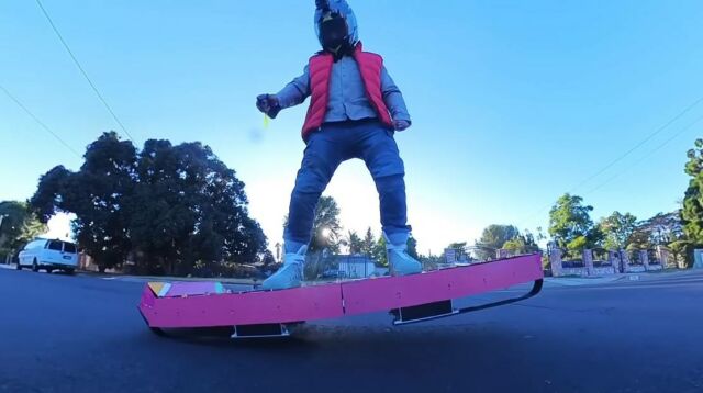 Real Hoverboard Using Ground Effect