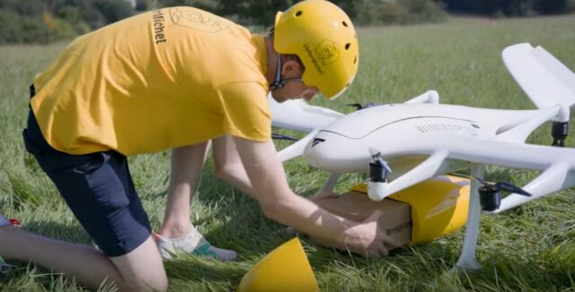 Wingcopter Drones- Groceries from the air