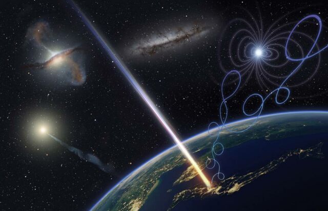 An Powerful Cosmic Ray Hit Earth