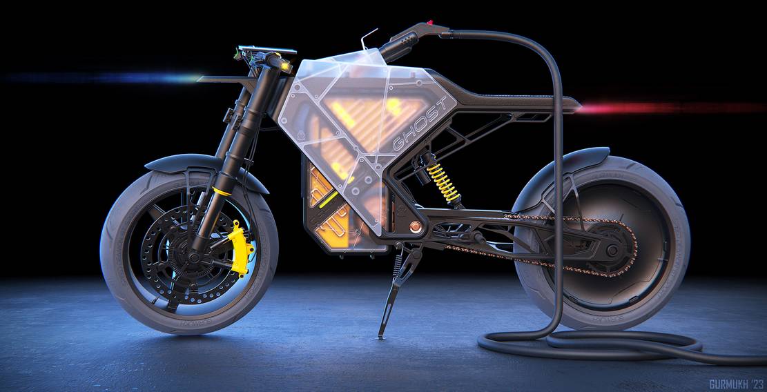 CR-Dos - Ghost Transparent Electric Motorcycle (4)