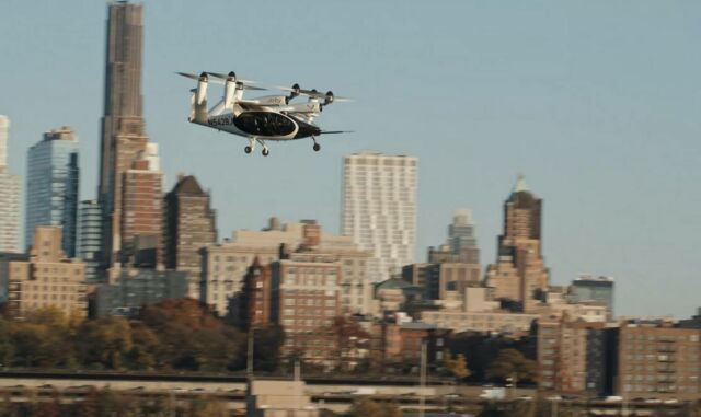 Joby Flies eVTOL Electric Air Taxi in NYC