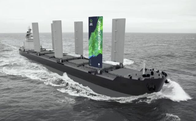 Sails could cut the Shipping Emissions by up to a Third