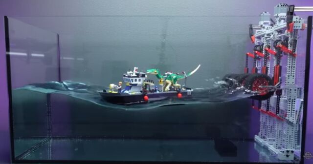 Sinking Lego Ship
