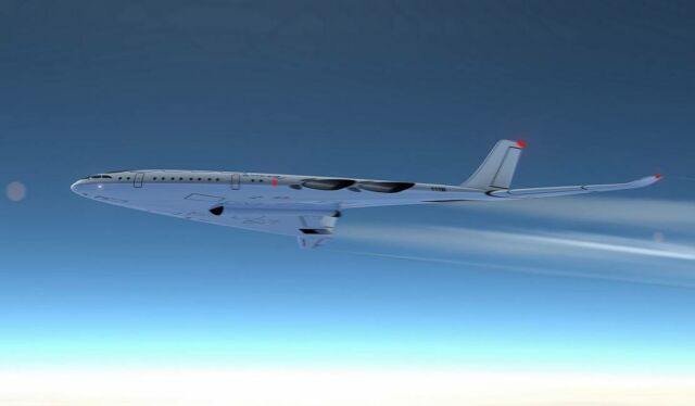 The Supersonic Sky OV concept plane (4)