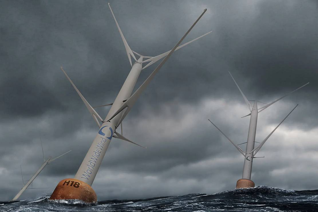 Counter-Rotating Offshore, Floating Wind Turbine (4)
