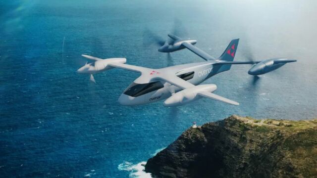 Overair Butterfly-Shaped eVTOL