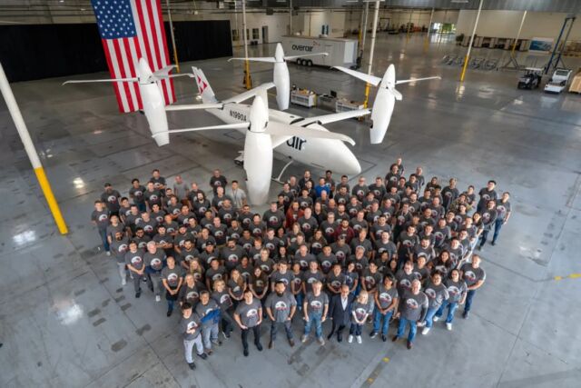 Overair Butterfly-Shaped eVTOL