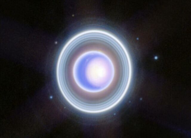 Ringed Planet Uranus from Webb Telescope