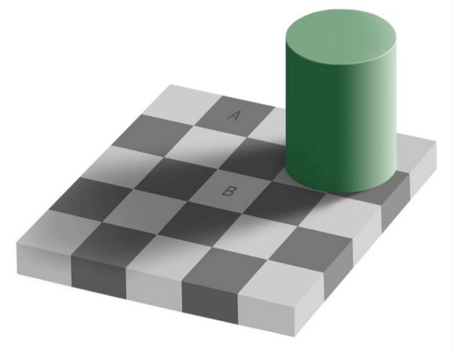 The Same Color Optical Illusion