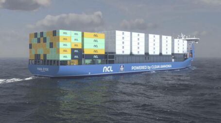 World's first Clean Ammonia-Powered Container vessel | WordlessTech