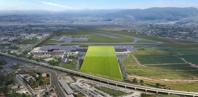 Airport Terminal with Vineyard Rooftop (4)