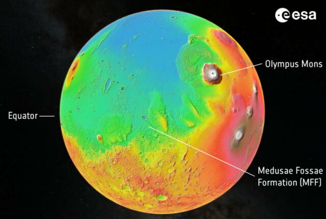 Buried Seas of Water Ice at Mars's Equator
