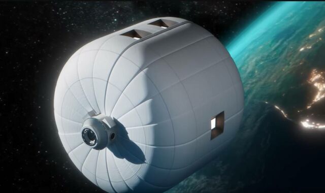 Full-Scale LIFE Inflatable Space Station (2)