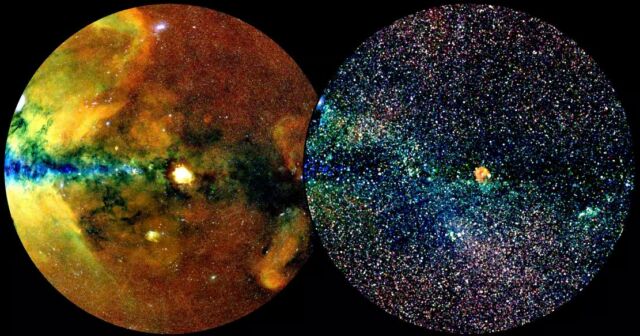 X-ray Sky image covers half the Universe