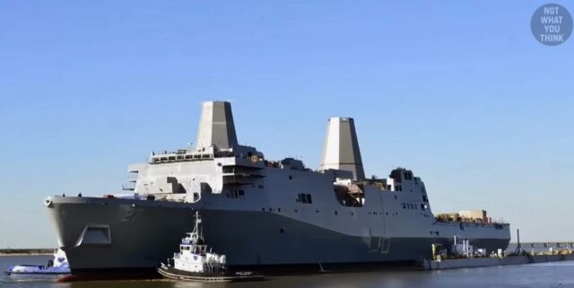 US Navy's Largest Stealth Ship