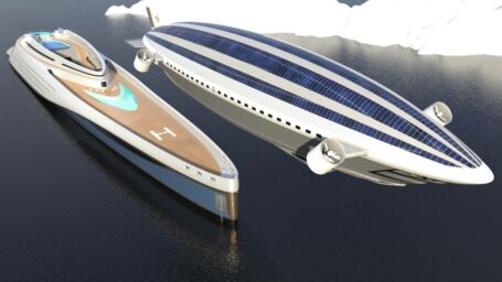 Colossea Mega-Yacht features a detachable Airship | WordlessTech