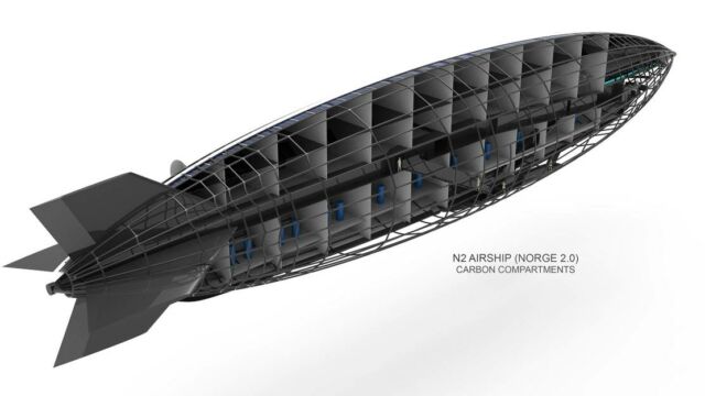 Colossea Mega-Yacht features a detachable Airship (3)