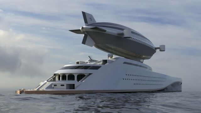 Colossea Mega-Yacht features a detachable Airship (14)
