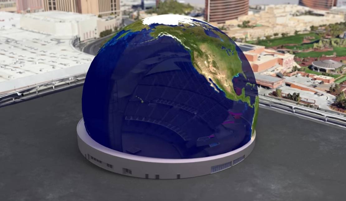 Giant Vegas' Sphere work