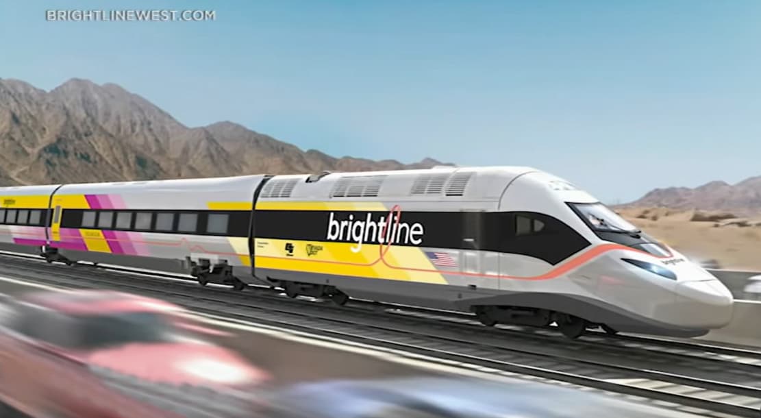 The Las Vegas–LA electric high-speed rail line just launched