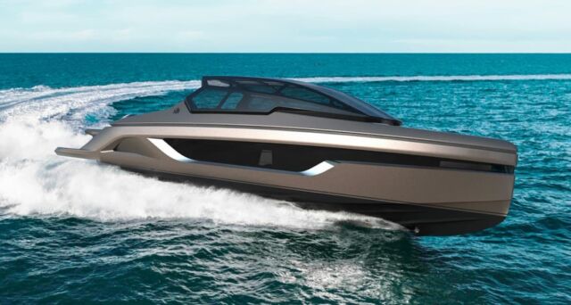 Mirarri carbon fiber and titanium-built yacht
