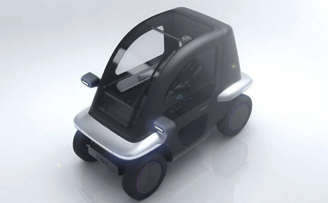 Zigy Single-Seater Electric Urban vehicle | WordlessTech