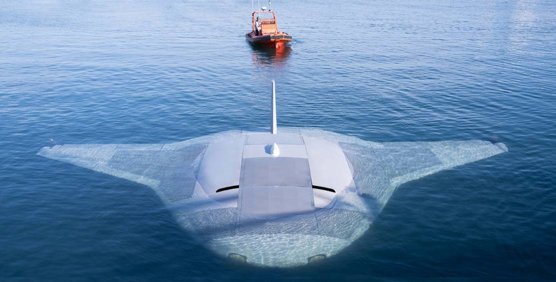 DARPA's giant Manta Ray Drone