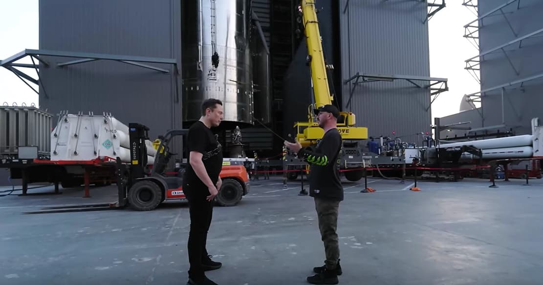 Inside SpaceX's Starfactory with Elon Musk