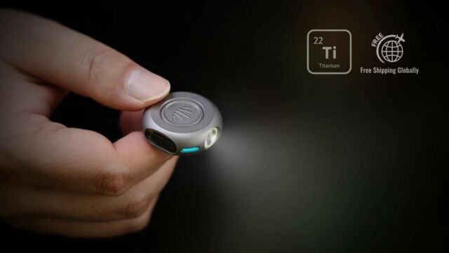 MiCoin Titanium tiny Flashlight