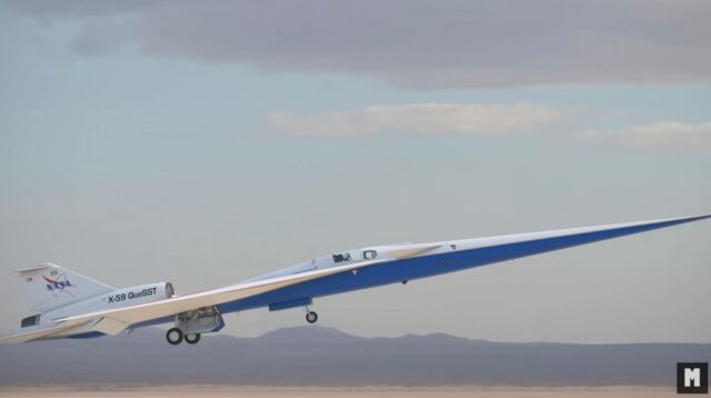 X-59 Quesst Supersonic Aircraft 