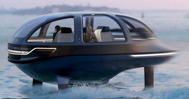 Seymourpowell’s Autonomous Electric Hydrofoil boat