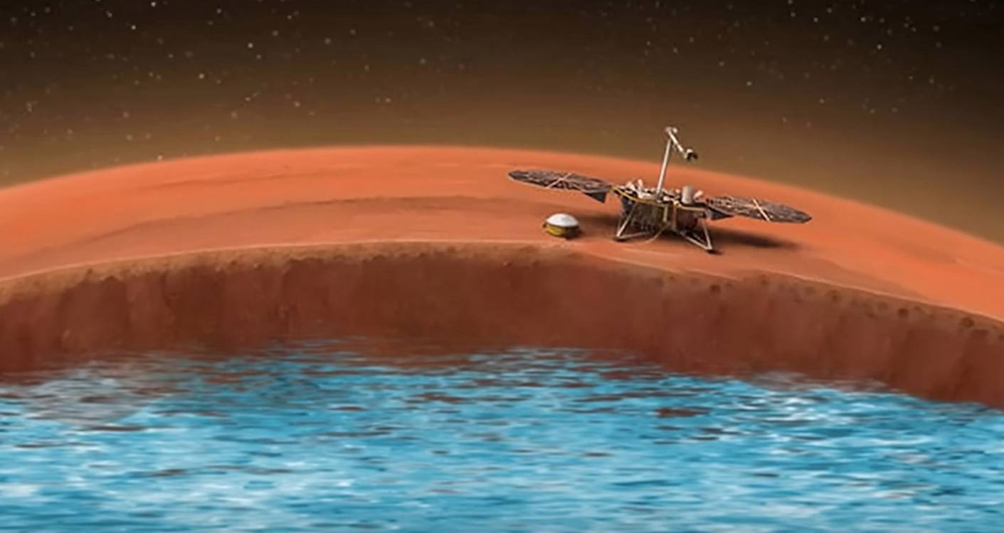 Reservoir has been discovered on Mars