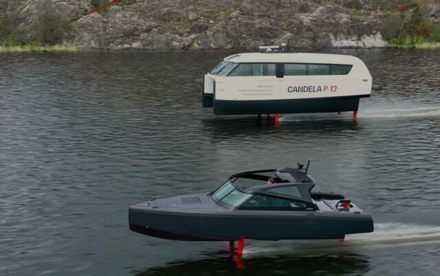 Candela's P-12 electric Hydrofoil Shuttle (6)