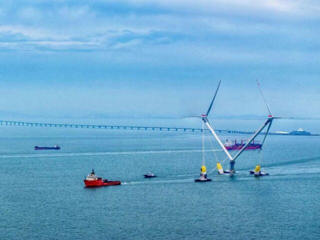 OceanX giant Floating Dual-Rotor Wind Turbine (4)