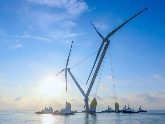 OceanX giant Floating Dual-Rotor Wind Turbine (3)