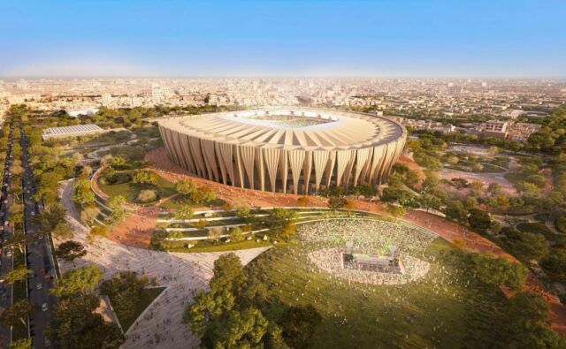 Prince Faisal bin Fahd Sports City Stadium, Riyadh, unknown architect