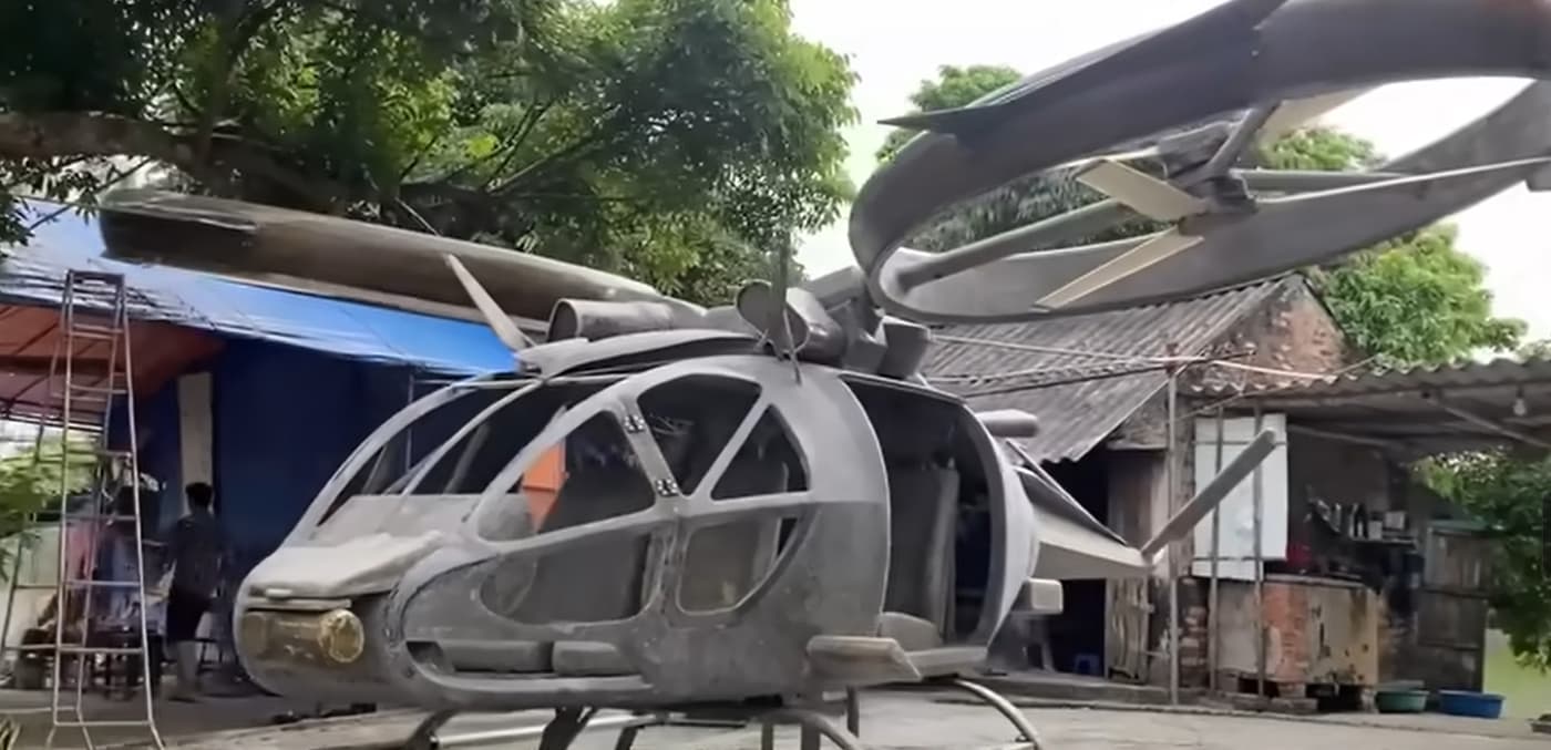 Building an Amazing Full-Size Replica Helicopter