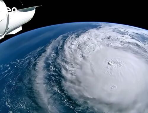 Hurricane Milton as seen from the Space Station