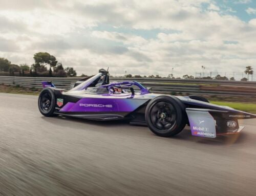 The New Porsche 99X Formula E car