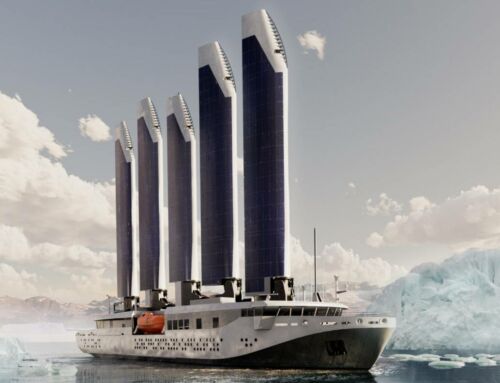 Captain Arctic Cruise Ship with retractable sails