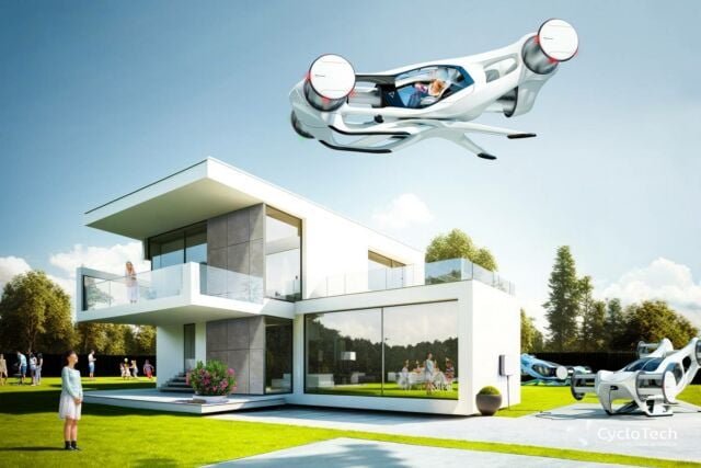 BlackBird CycloRotor-powered flying car (4)