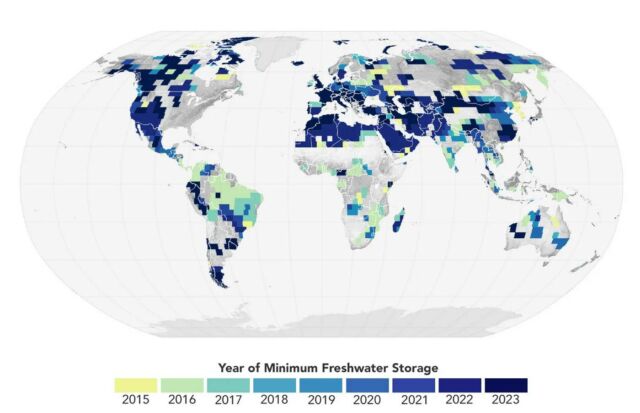 NASA Reveals a Sudden Drop in Global Freshwater Levels 2