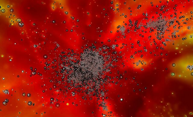 The Largest-ever Astrophysical Simulation of the Universe