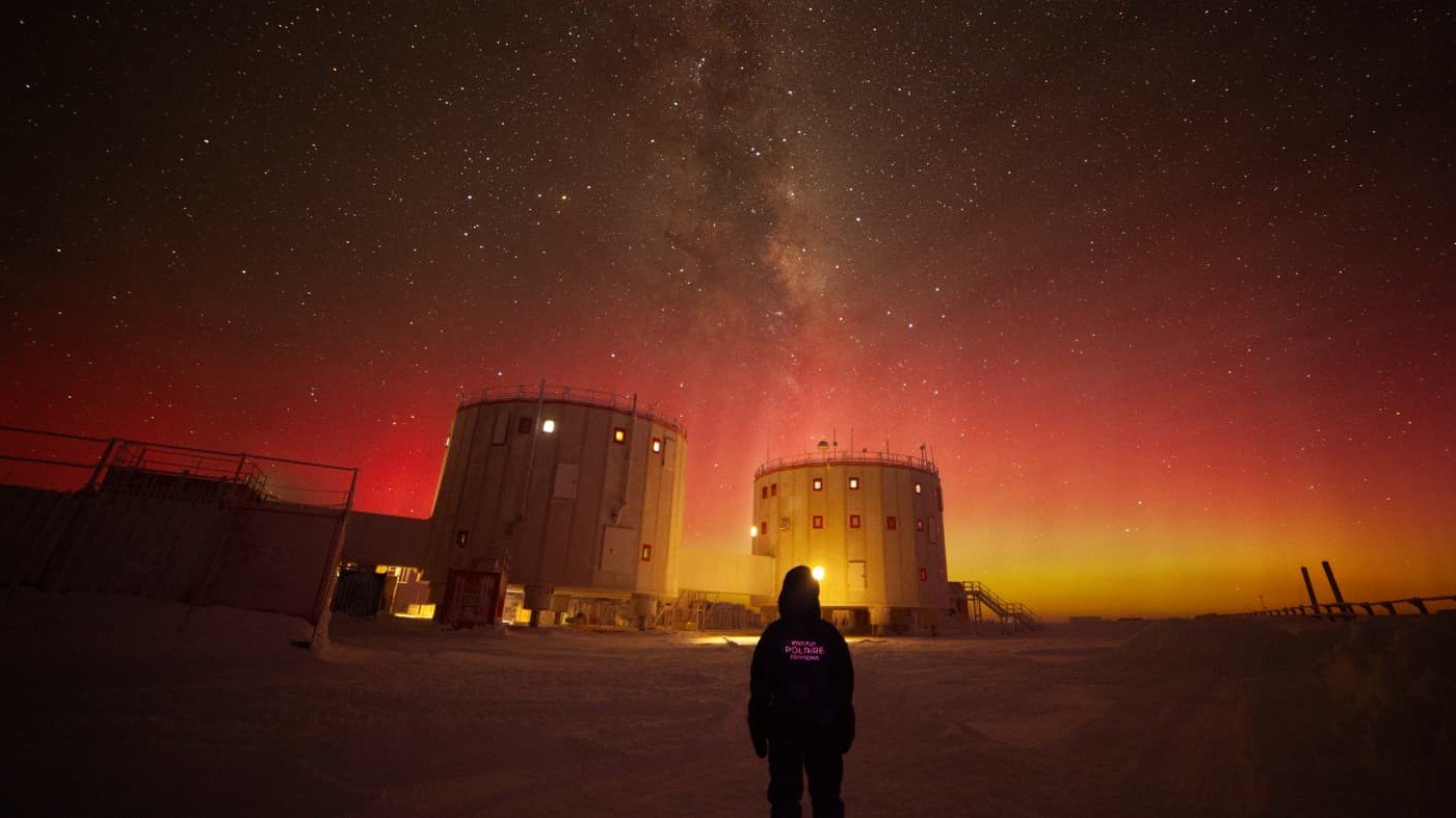 Aurora Australis over Antarctica