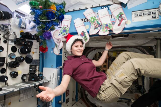 Holiday Season in Space Station