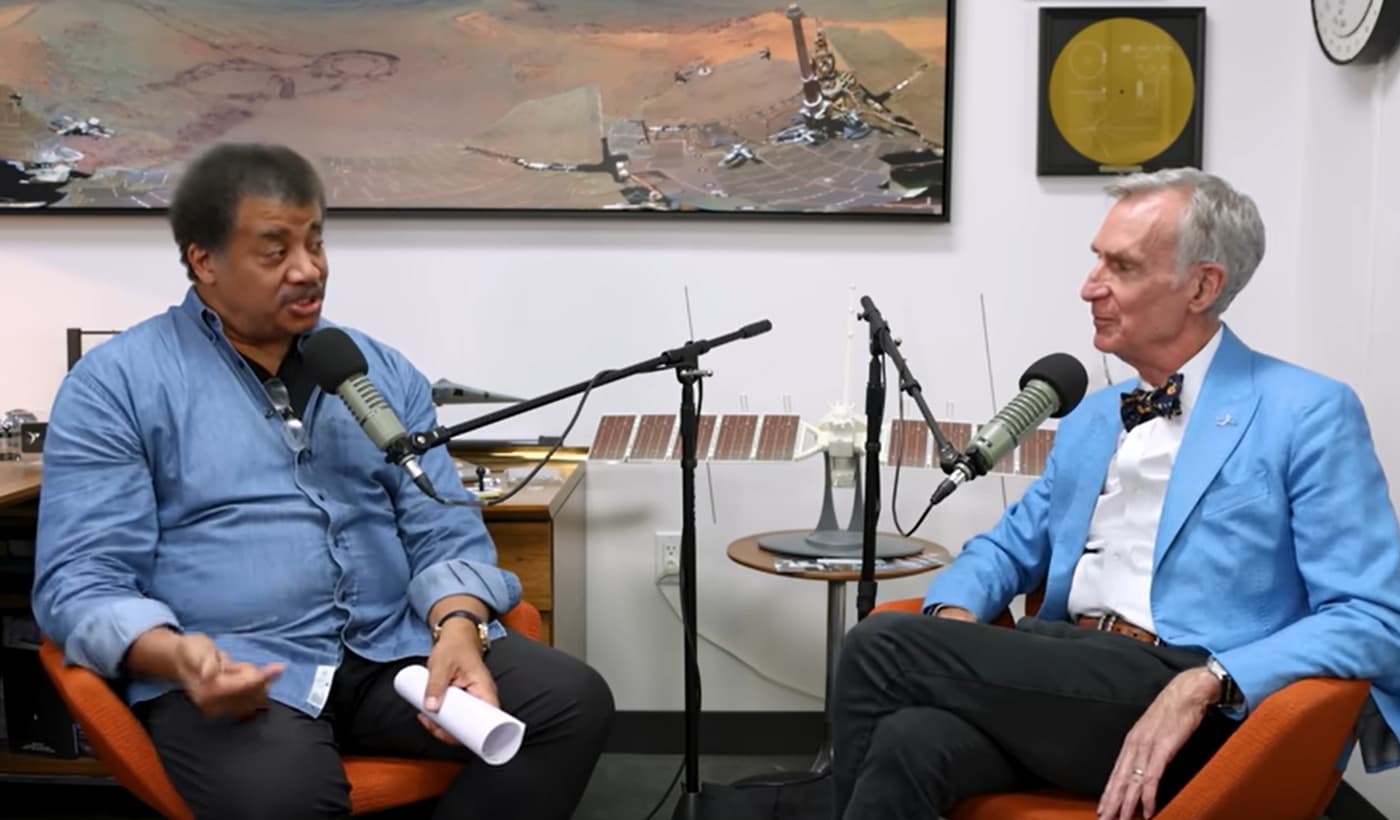 Neil deGrasse Tyson and Bill Nye Catch Up